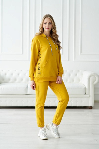 Костюм Челси футер 2-х нитка горчица