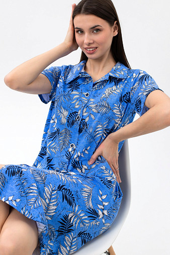 Халат Анна василёк/ветка