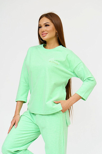 Толстовка женская Мегаполис зеленый