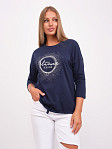 Лонгслив жен. Гламур индиго