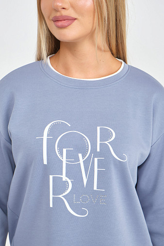 Свитшот жен. Либерти однотонный арона