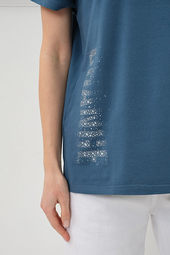 Футболка женская Мирэль петроль