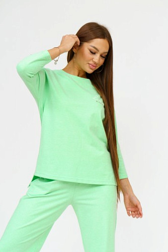 Толстовка женская Мегаполис зеленый