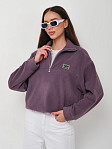 Толстовка жен. Тренд флис т.лиловый