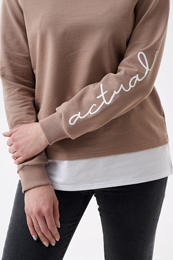 Толстовка женская Дабл капучино