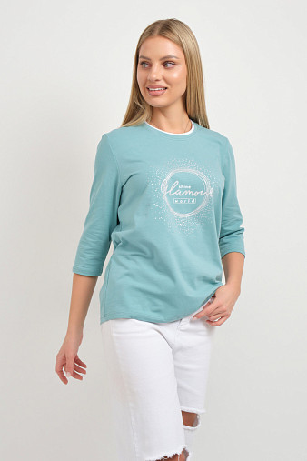 Лонгслив женский Магия аква