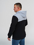 Толстовка мужская Фаворит черная 3-х нитка начес