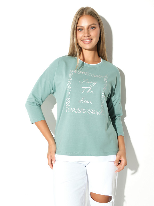 Лонгслив жен. Асти св.изумруд