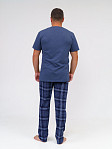 Брюки мужские Легион индиго/клетка