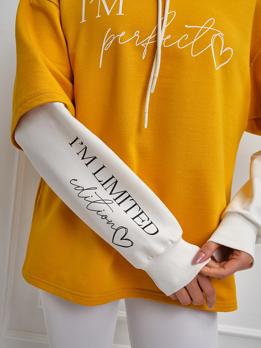 Толстовка женская Венди горчица