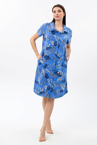 Халат Анна василёк/ветка