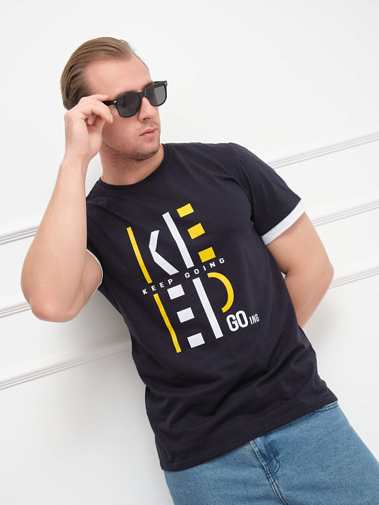 Футболка мужская Фантом синий