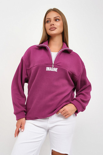 Толстовка жен. Тренд-2 флис лиловый