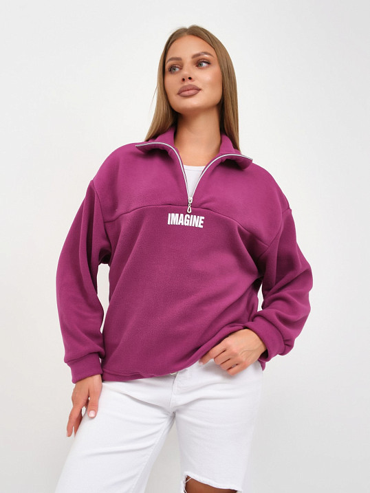 Толстовка жен. Тренд-2 флис лиловый