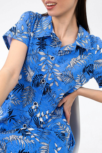 Халат Анна василёк/ветка