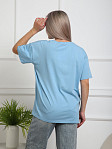Футболка женская Жанет голубой