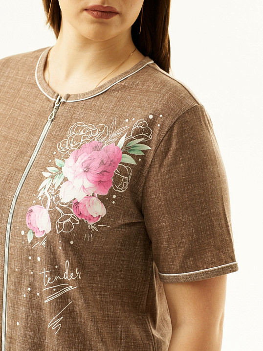 Халат Лотос какао