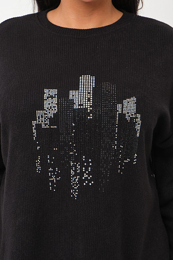 Джемпер женский Келли черный