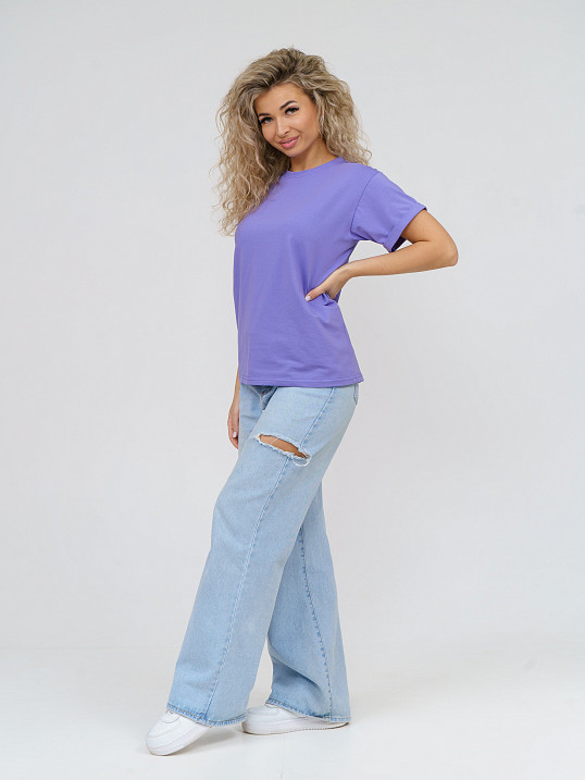 Футболка женская Классика василек