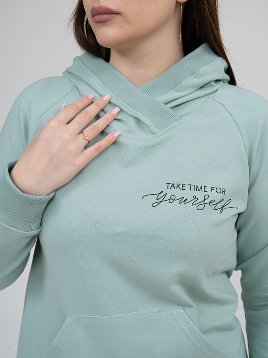 Толстовка женская ТЖФ-06 ментол