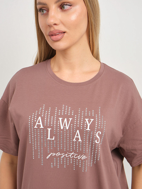 Футболка женская Флай шоколад