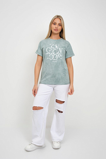 Футболка жен. Лиона варенка фисташка