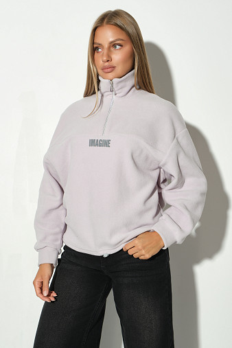 Толстовка жен. Тренд-2 флис дымчатый