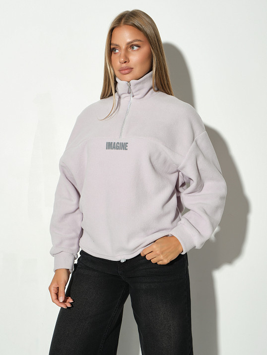 Толстовка жен. Тренд-2 флис дымчатый