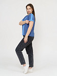 Футболка женская Моника индиго/меланж