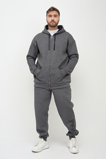 Костюм муж. Дэнди 3-х нитка начес т.серый