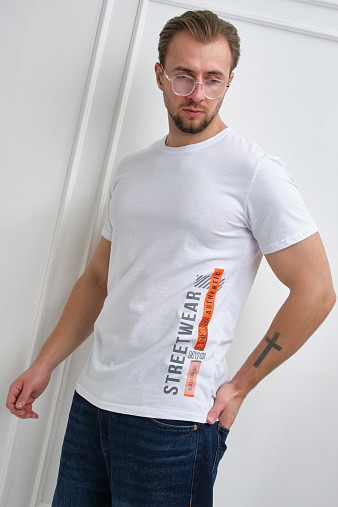 Футболка мужская Норд белый