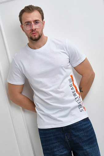 Футболка мужская Норд белый