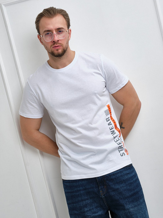 Футболка мужская Норд белый