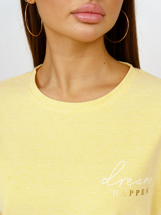 Костюм женский Мегаполис желтый