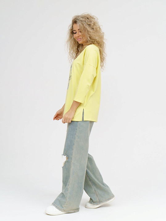 Лонгслив Стиль лимон