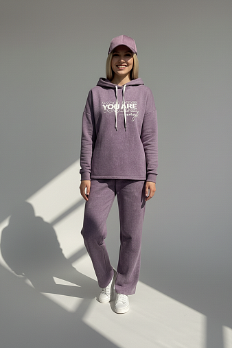 Костюм женский Винтаж варенка лиловый