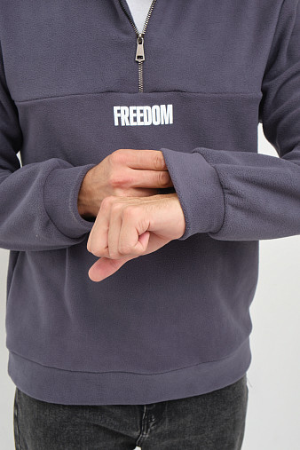 Толстовка муж. Драйв флис асфальт