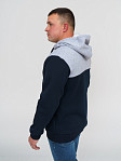 Толстовка мужская Фаворит синяя 3-х нитка начес
