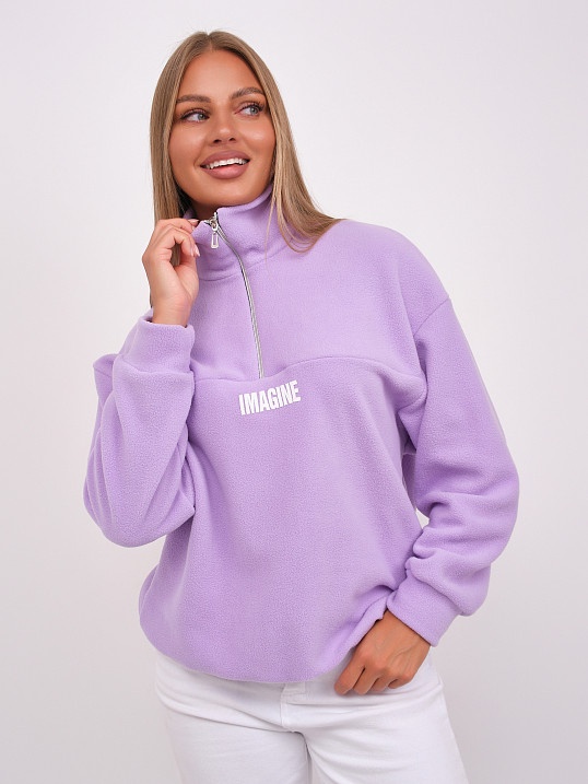 Толстовка жен. Тренд-2 флис лаванда