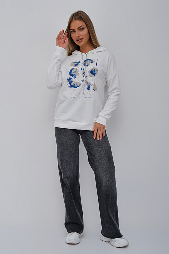 Толстовка женская Элен-2 экрю