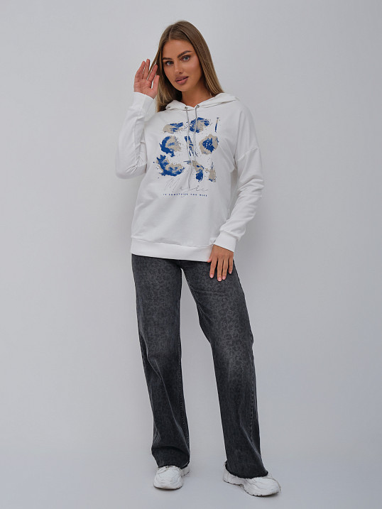 Толстовка женская Элен-2 экрю