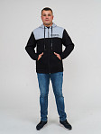 Толстовка мужская Фаворит черная 3-х нитка начес