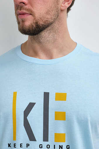 Футболка мужская Фантом-2 св.голубой