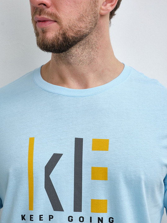 Футболка мужская Фантом-2 св.голубой