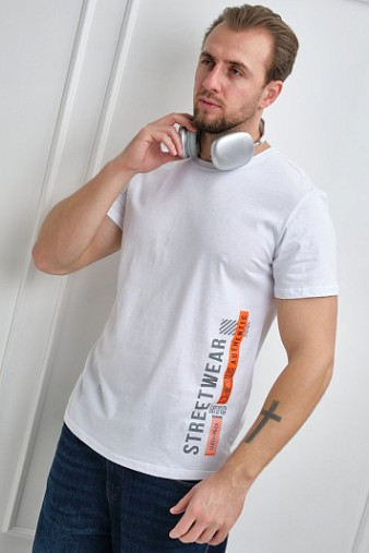 Футболка мужская Норд белый