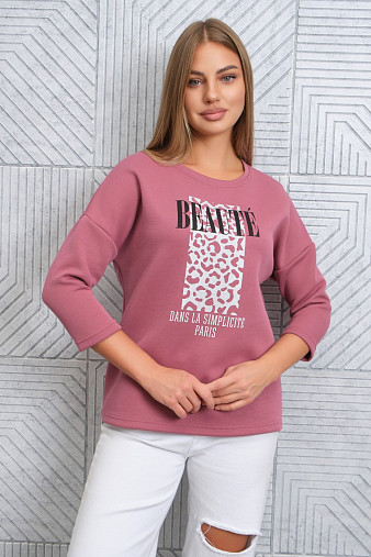 Свитшот женский Бьюти брусника