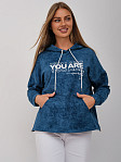 Толстовка женская Винтаж петроль