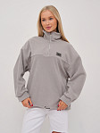 Толстовка жен. Тренд флис св.серый