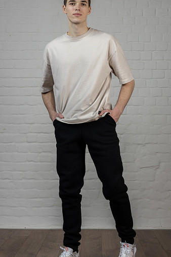 Брюки мужские футер 3-х нитка антрацит