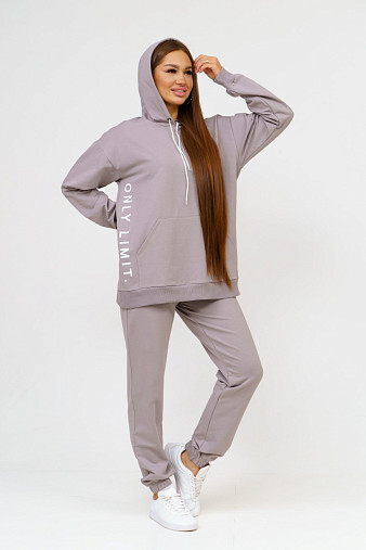 Костюм Челси футер 2-х нитка пепельный